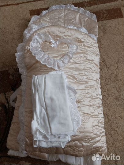 Конверт одеяло на выписку зима