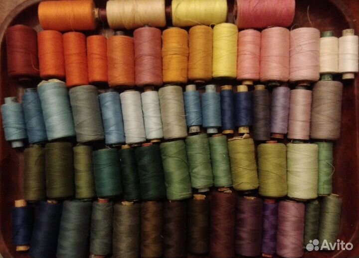 Нитки х/б и шелк