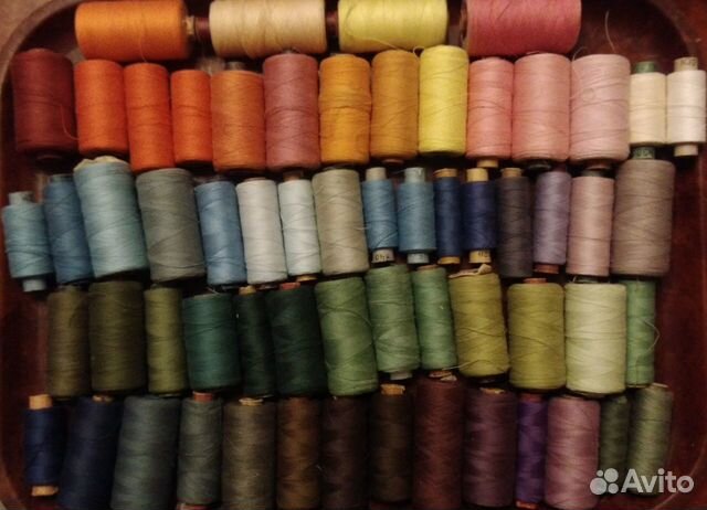 Нитки х/б и шелк