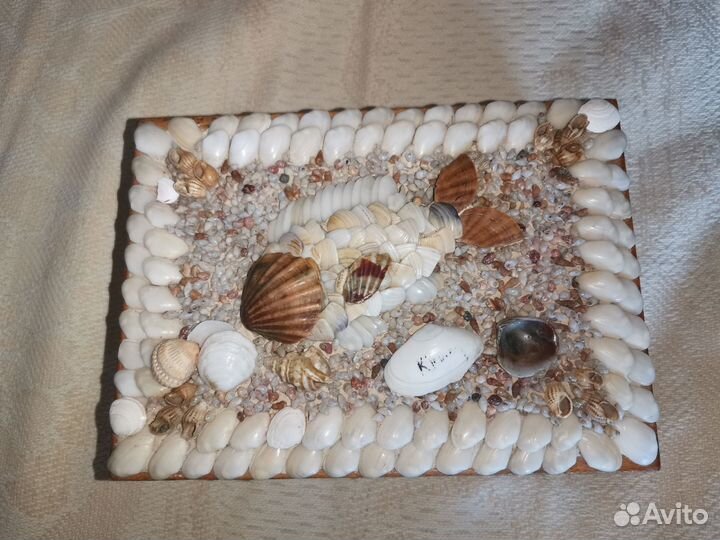 Шкатулка из ракушек СССР