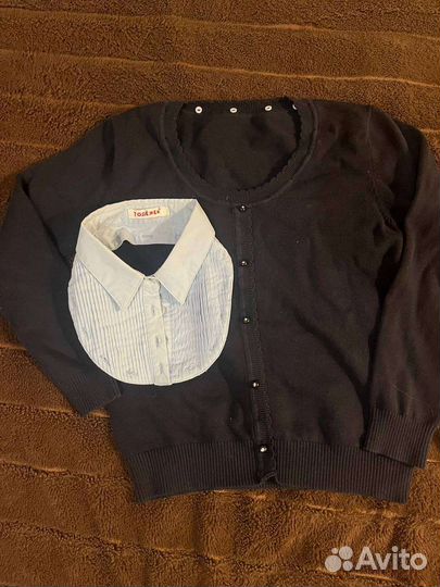 Свитер с манишкой