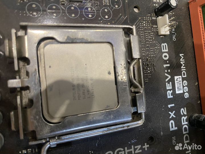 Материнская плата с процессором intel dualCore