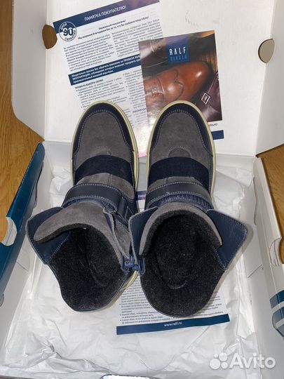 Ботинки - кеды утепленные ralf ringer