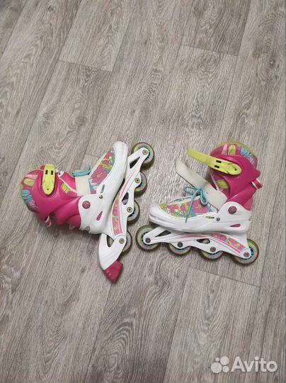 Роликовые коньки детские раздвижные