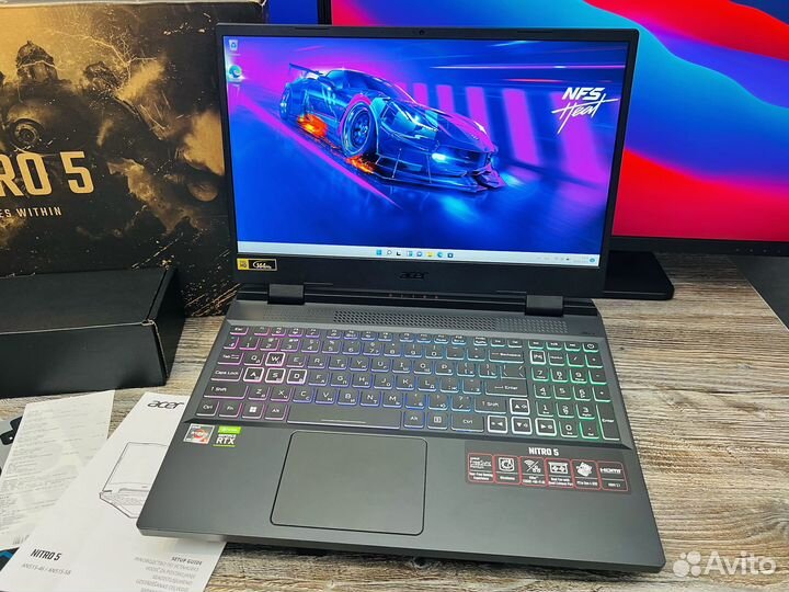 Acer Nitro 5 RTX 3070 8Gb 150W 16Gb DDR5 144Hz