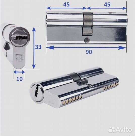 Личинка замка 45х45