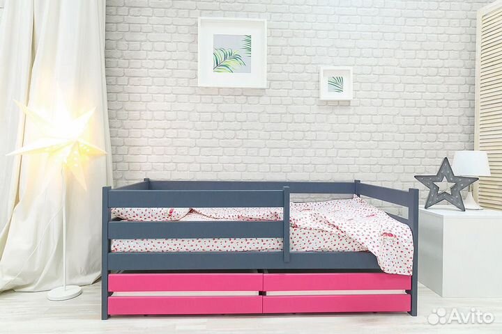 Кровать Манеж массив 160*80 с матрасом