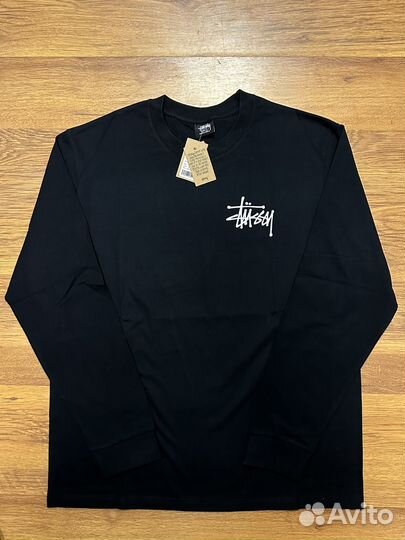 Лонгслив Stussy Basic черный