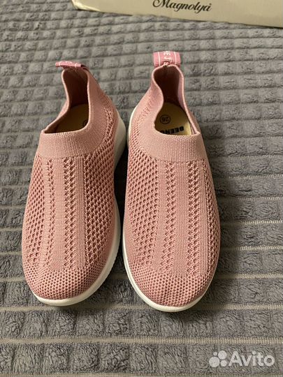 Мокасины кроссовки Новые для девочки в сад