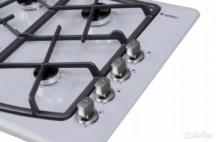 Варочная панель газовая Гефест 1211 белая новая