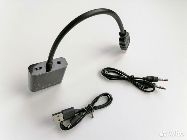 Адаптер Hdmi - VGA c Aux и доп. питанием Новый