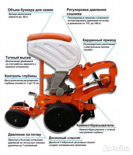 Сеялка АГ «ВЕСТ» Венза - 8ПРО, 2024