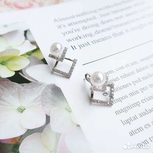 Серьги из серебро 925 пробы в ассортименте