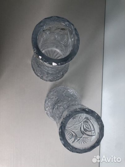 Большая хрустальная ваза