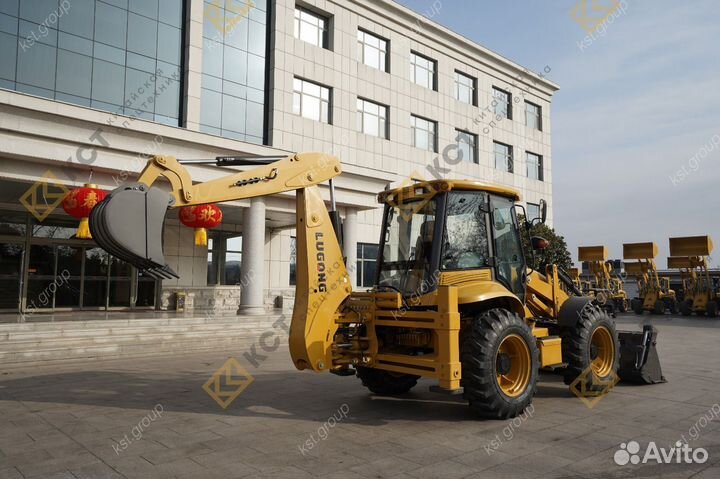 Экскаватор-погрузчик LuGong LG388H, 2023
