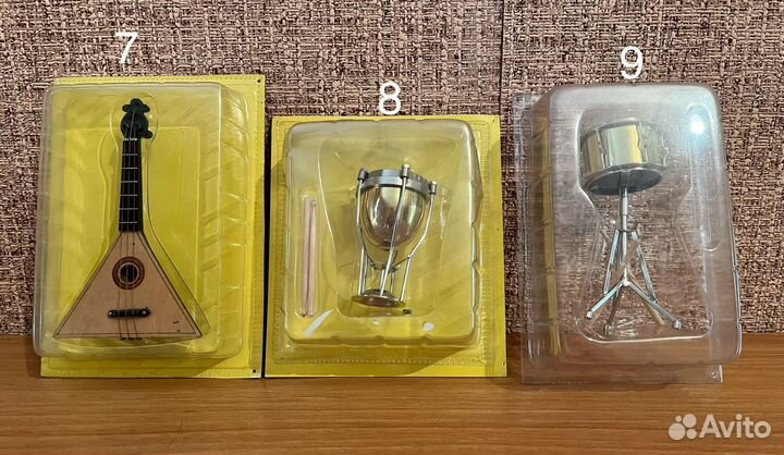 Музыкальные инструменты в миниатюре