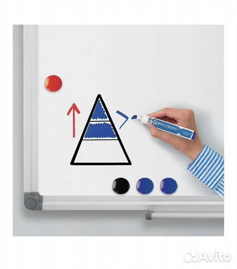 Магнитно маркерная доска новая