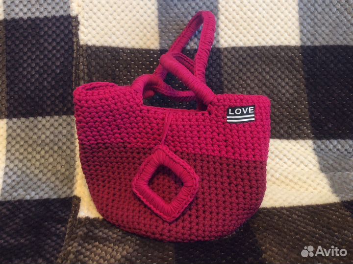 Сумка женская ручная работа вязанная
