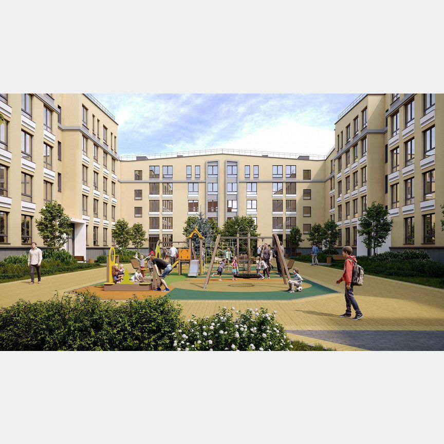 1-к. квартира, 38,9 м², 5/5 эт.