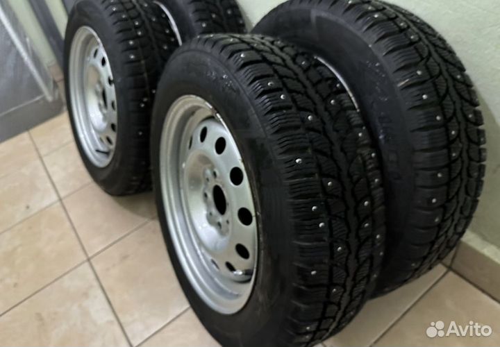 Зимние шип. колеса 185/60R14, на ваз / лада