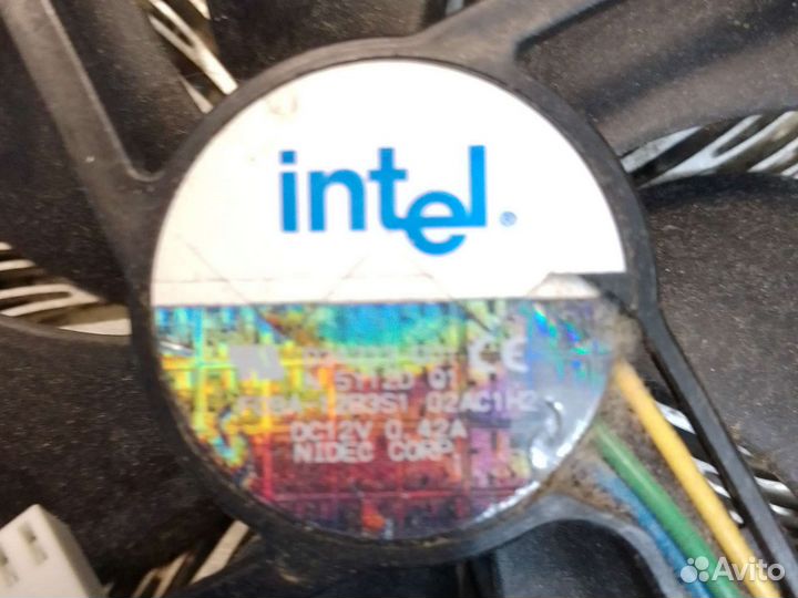 Кулер процеccорный intel