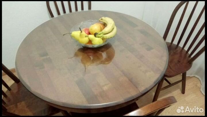 Гибкое стекло на стол, прозрачная клеенка пвх