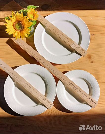 Тарелки фарфор Corone