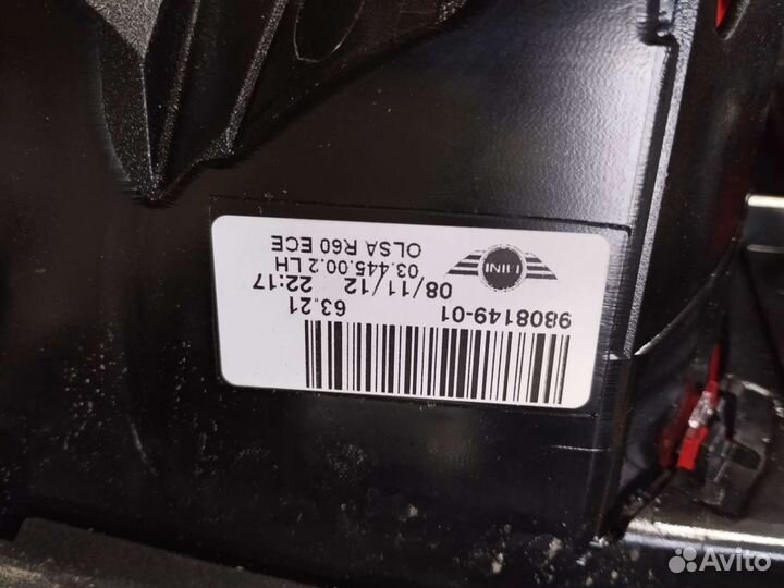 Задние фонари Mini cooper r60 countryman