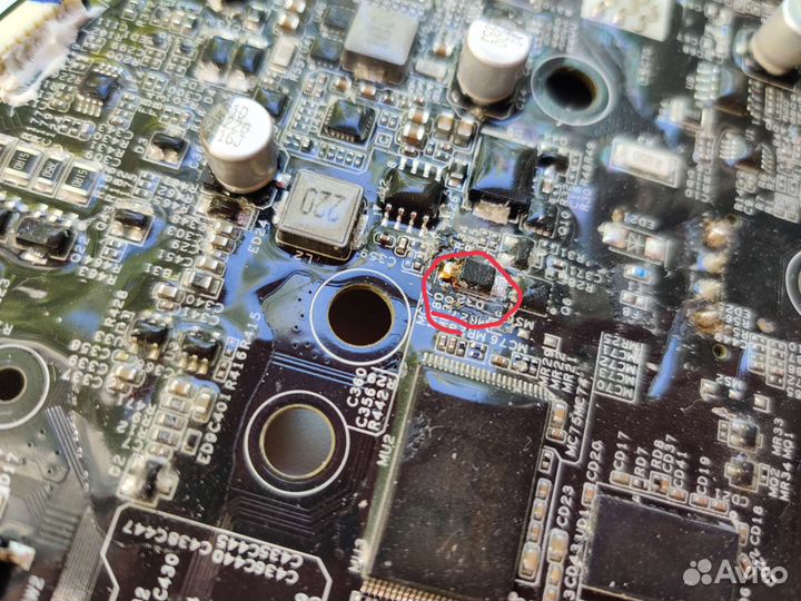 Материнская плата робота пылесоса dreame f9