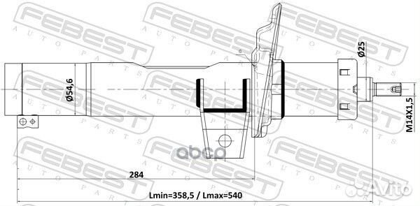 Амортизатор / audi A3/S3/sportb./LIM./QU. 2005