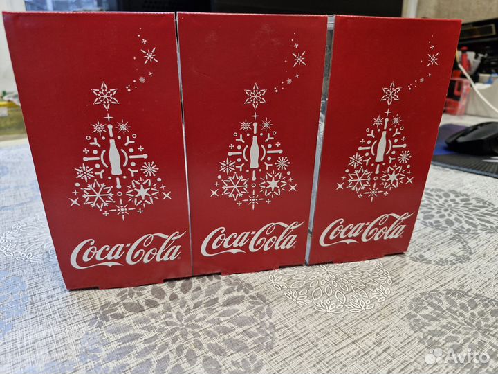 Стаканы coca cola 3 шт