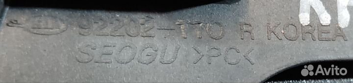 Фара противотуманная Rh Kia Picanto 2, 2013г