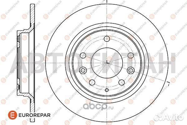 Диск тормозной mazda 6 07, MX-5 08, mazda 323 01