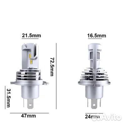 LED Светодиодные лампы M3, H4-H7-H11