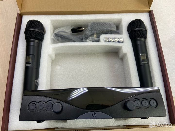Караоке система 2 микрофона новая