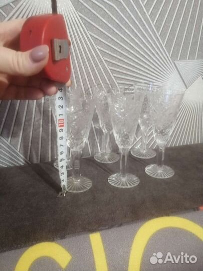Рюмки на ножке хрусталь СССР