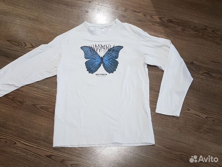 Лонгслив Setner с бабочкой