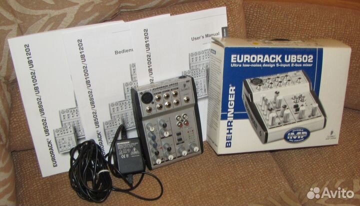 Микшерный пульт Behringer 502 компакт микшер Новый