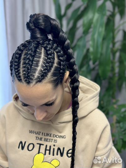 Косы с канекалоном, брейды, афрокосы