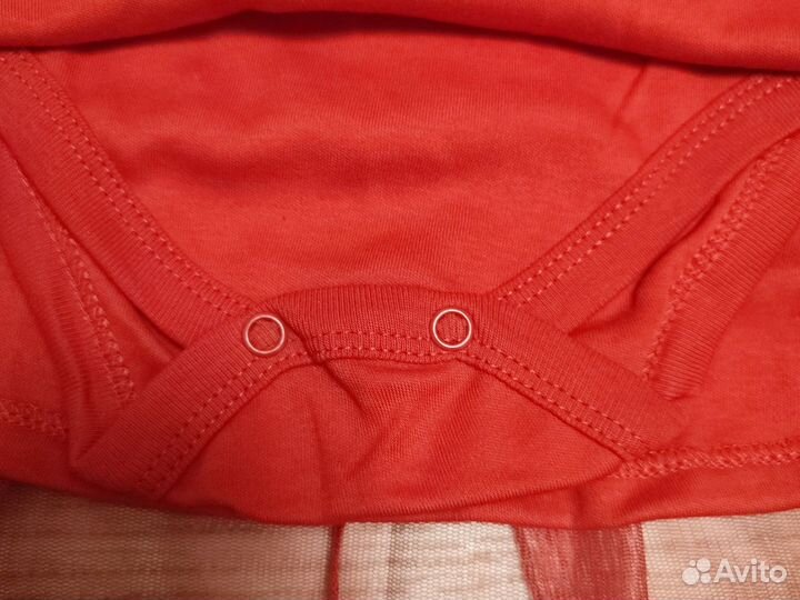 Платье боди новогоднее 68 74 новое