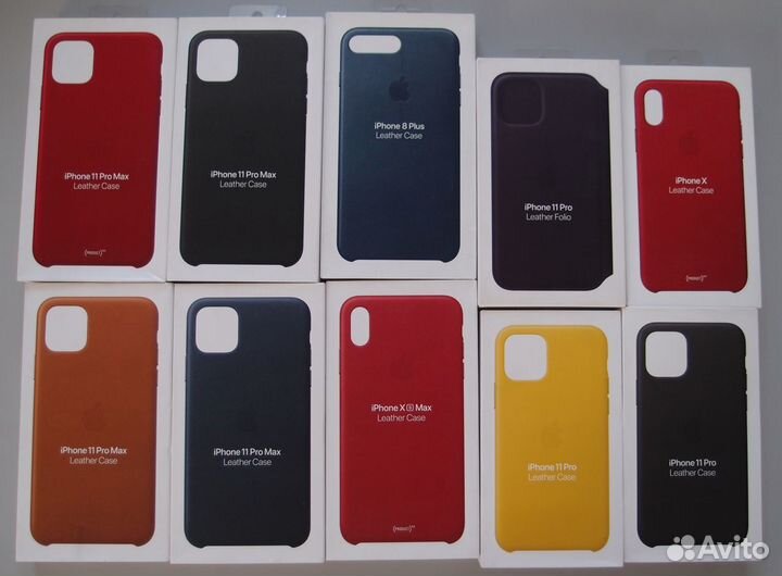 iPhone 11pro/11promax/Xs/Xs(max) кожа чехол оригин