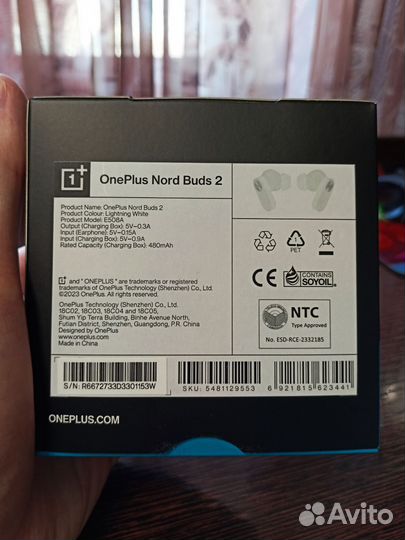 Беспроводные TWS наушники OnePlus Nord Buds 2