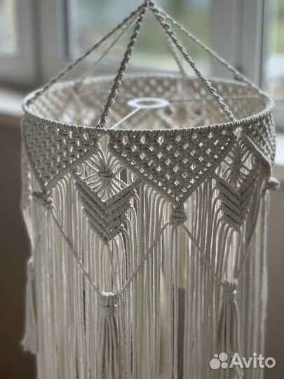 Абажур макраме