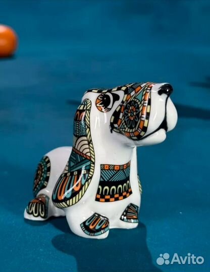 Бассет хаунд фигурка