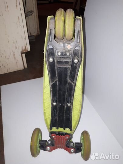 Самокат трехколесный на запчасти