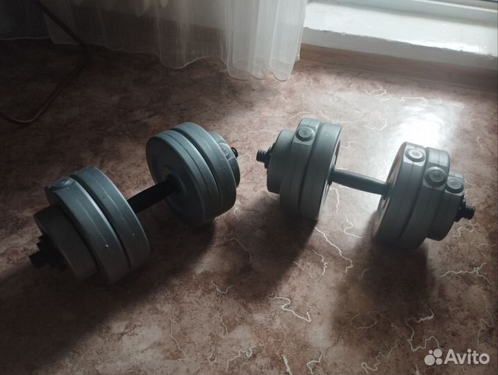 Гантели разборные 10 кг бу