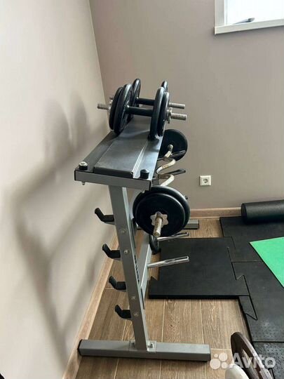 Стойка для штанг, блинов, гантелей кеттлер