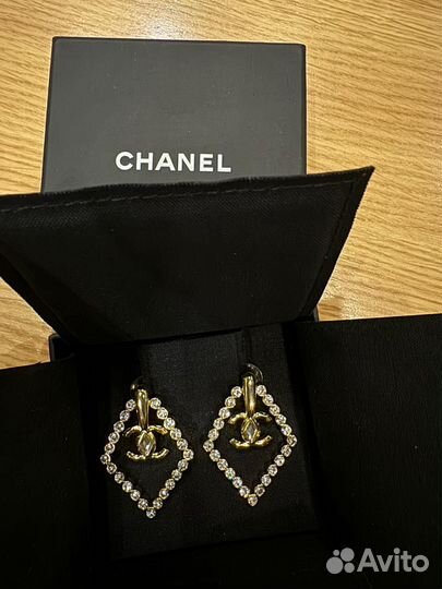 Серьги Chanel оригинал