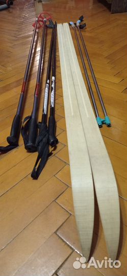 Лыжи пластиковые р. 180см