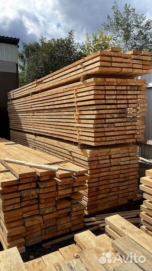 Доска обрезная 50х200х6000мм